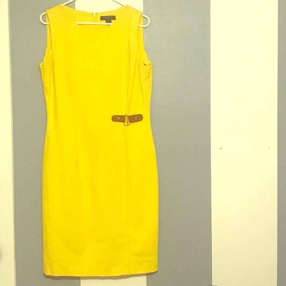 Ralph Lauren yellow cotton dress